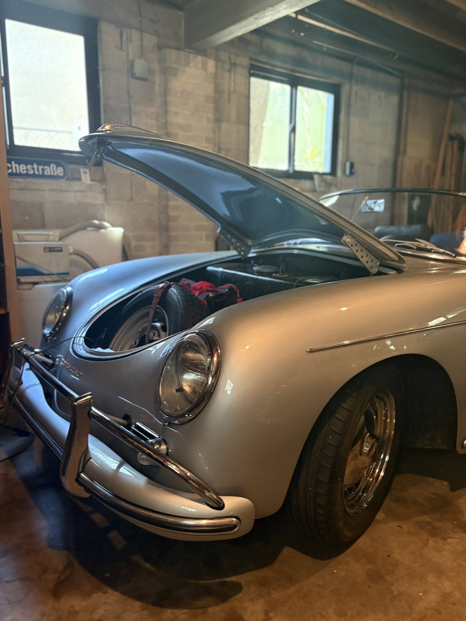 Luxury Porsche at estate sale