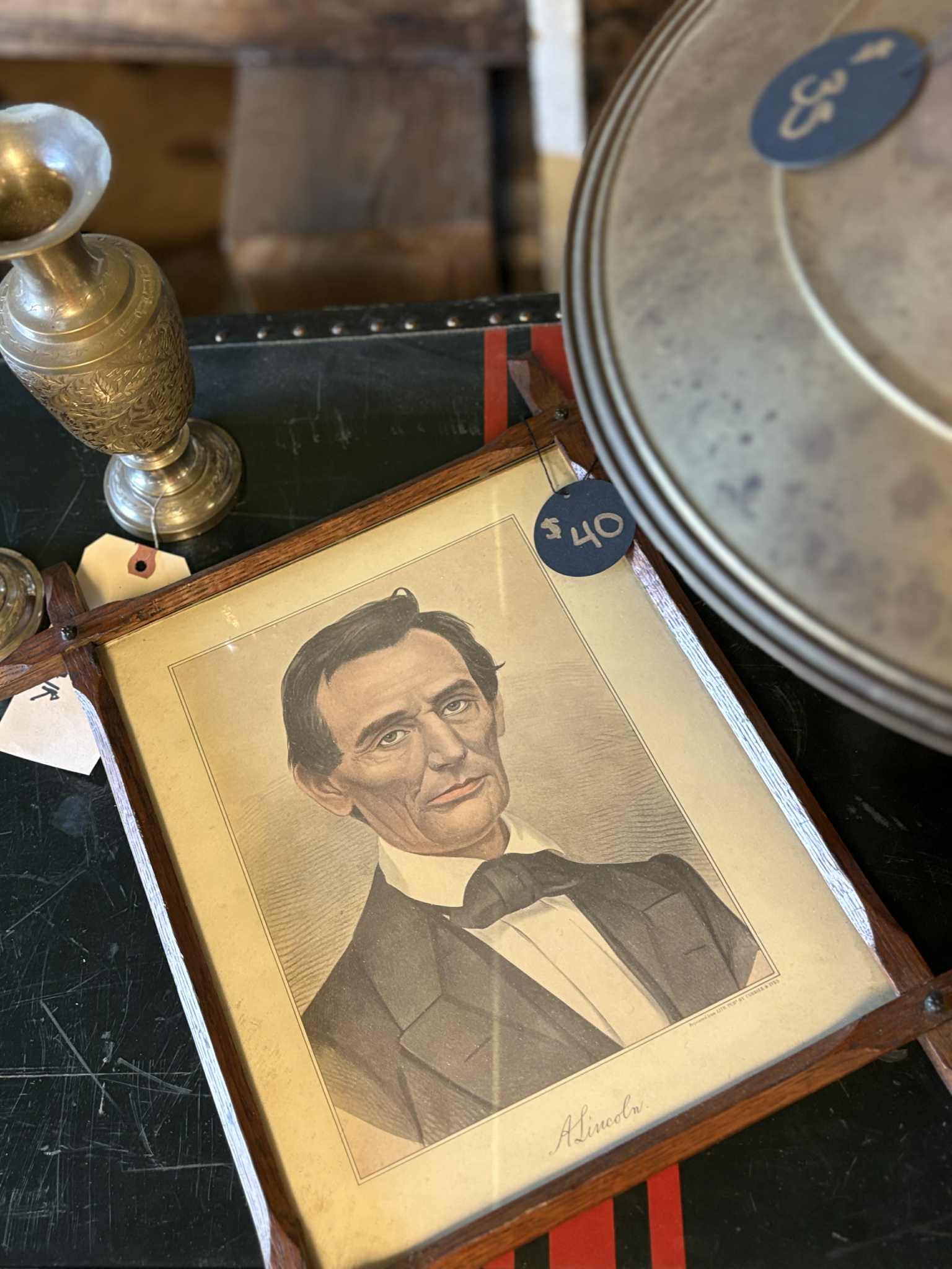 Classic Lincoln at estate sale