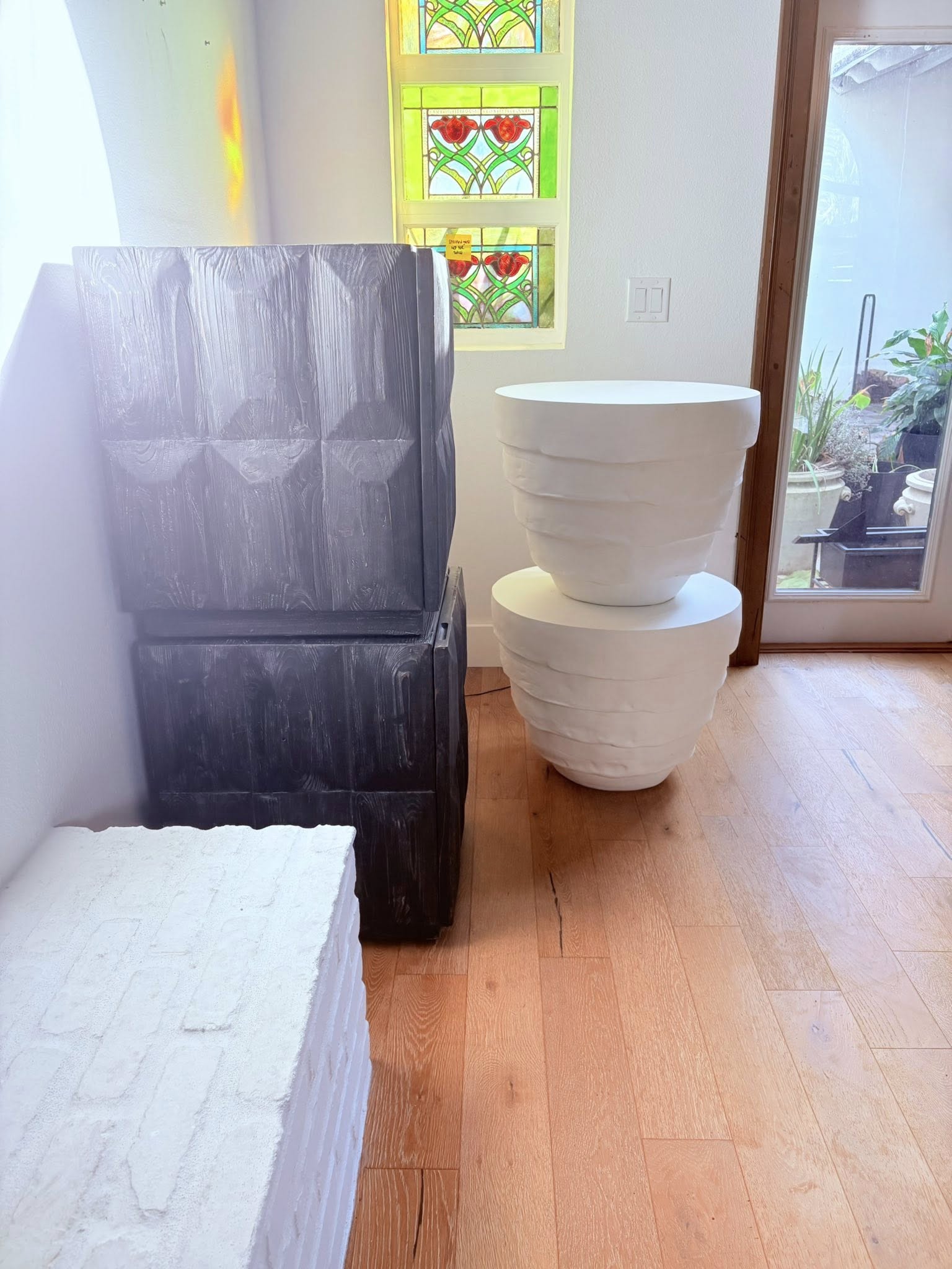 Stained glass art piece